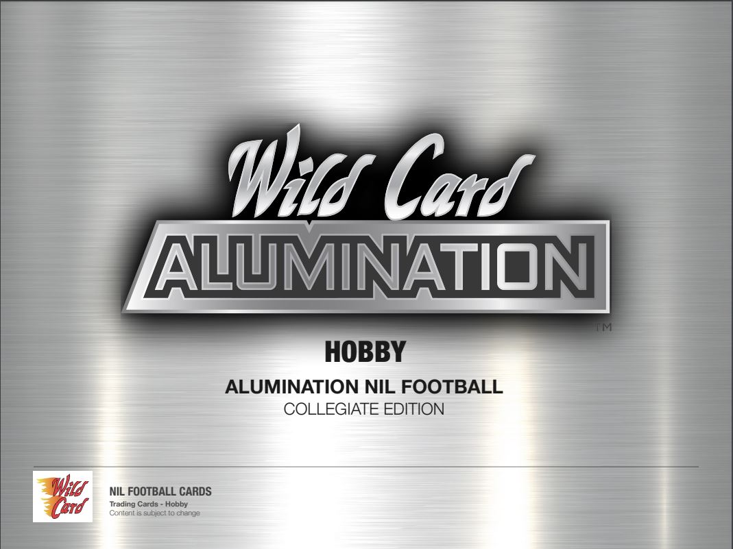 2022 Wild Card Alumination NIL Football Collegiate Edition Football