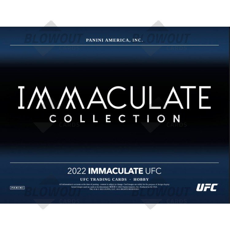 2022 Panini Immaculate UFC Boxing-MMA