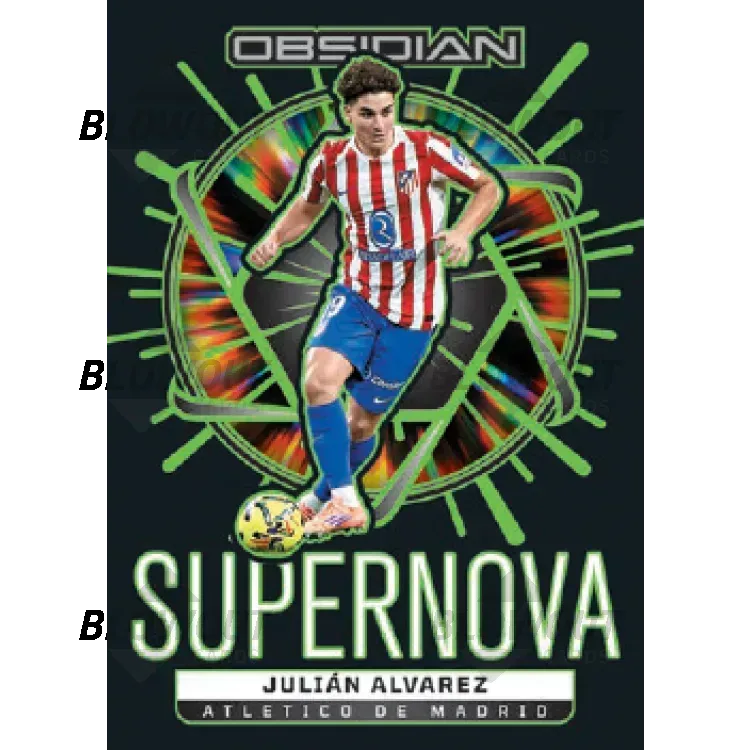 2025/26 Panini Obsidian Soccer Hobby 12 Box Case gallery image