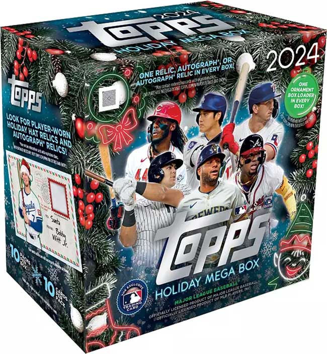 Celebrate the Season with 2024 Topps Holiday Baseball Cards and New Ornament Tins