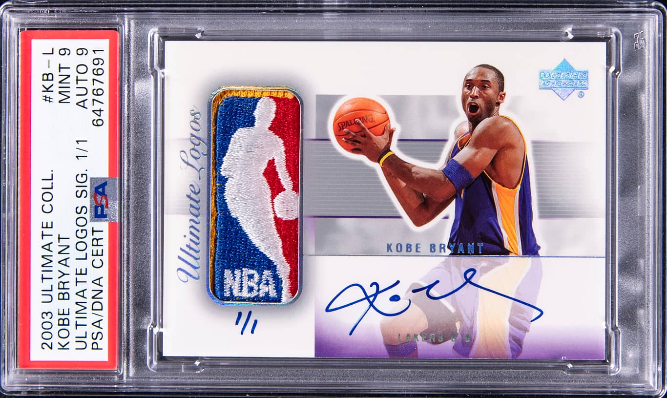 Kobe Bryant 2003 Ultimate Collection Logoman Card Sells for $1.5 Million at Auction