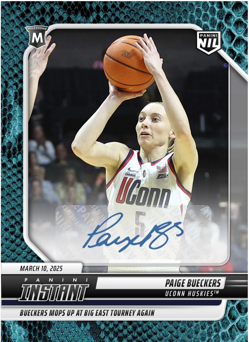 Panini Unveils Paige Bueckers Instant Cards