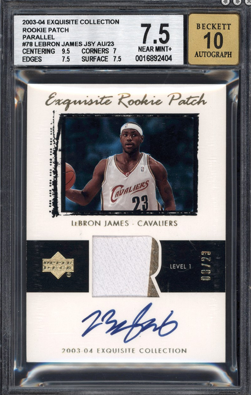 LeBron James Rookie Cards Fetch High Bids at Leland's Summer Classic Auction