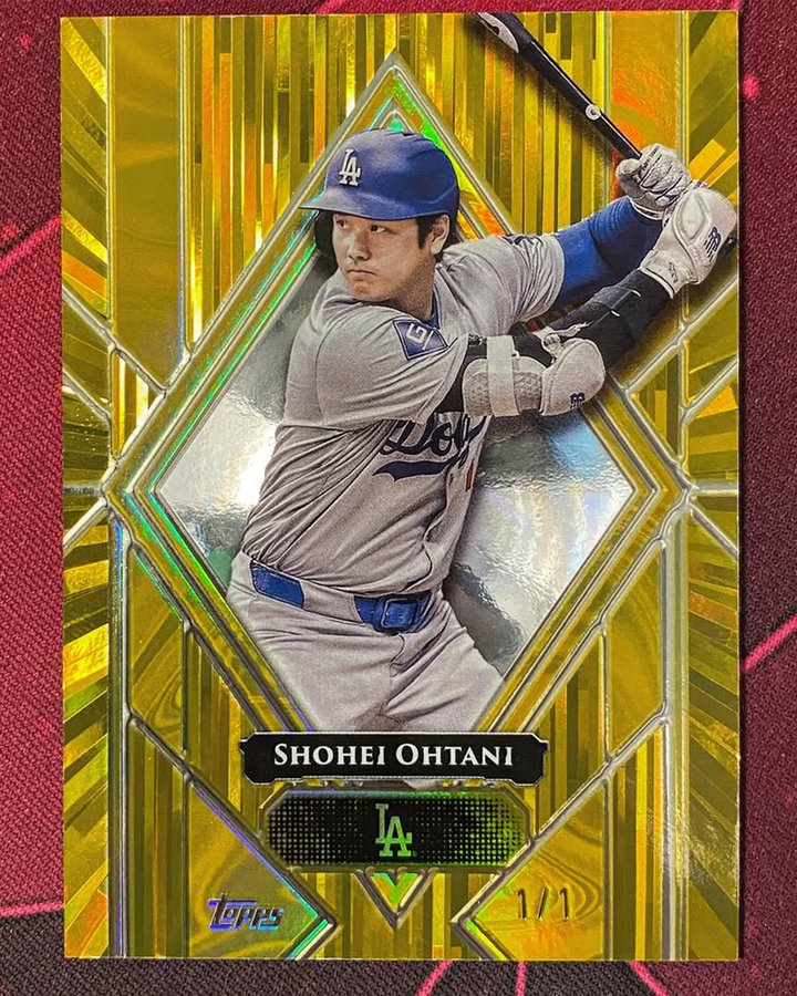 Shohei Ohtani Liquid Gold 1/1 Pulled by Blez Sports as Topps’ Newest Parallel Takes the Hobby by Storm