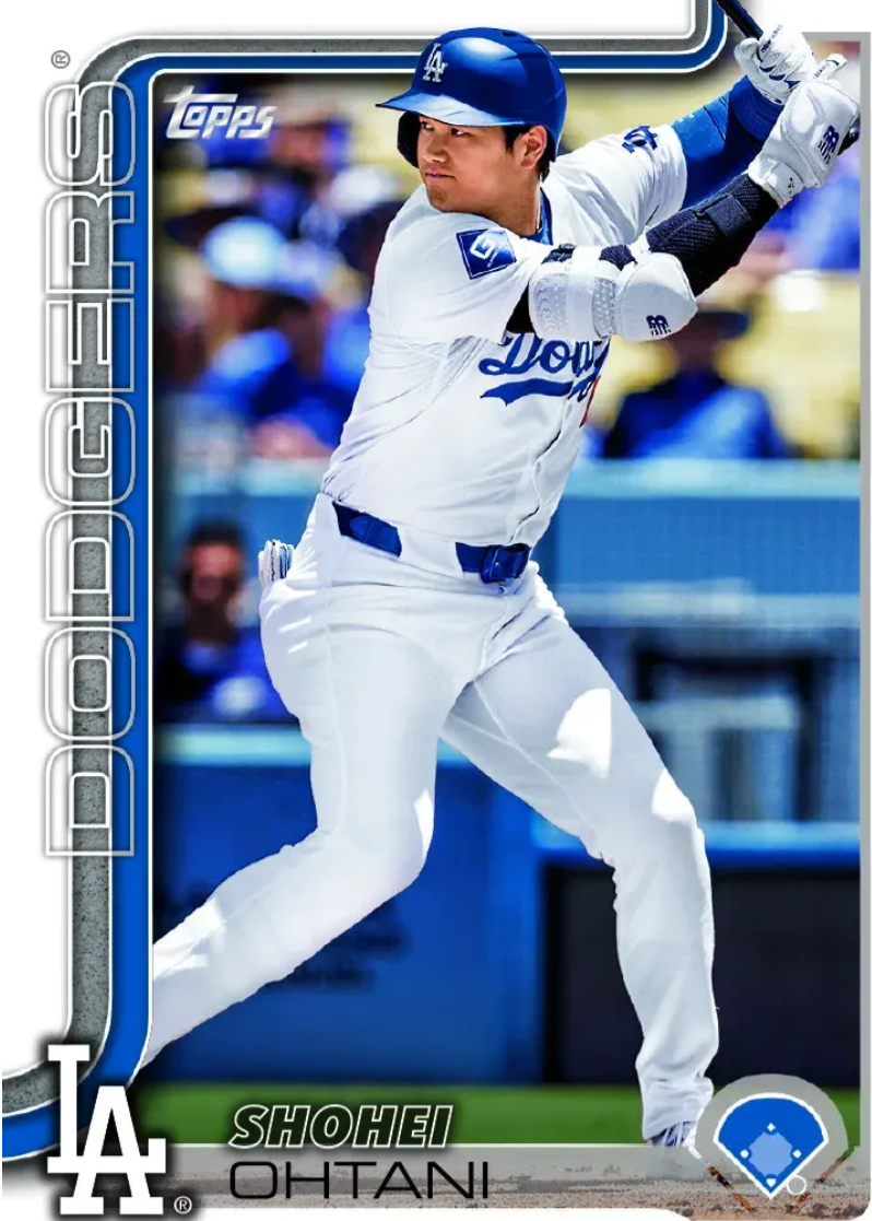 Shohei Ohtani Lands No. 1 Spot in 2025 Topps Series 1 Baseball