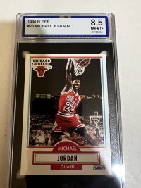 1990 Fleer Michael Jordan ISA Grade 8.5
