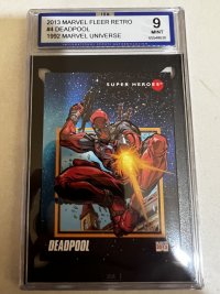 2013 Marvel Retro 1992 Universe Deadpool ISA Mint 9