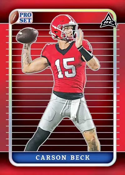 2023 Pro Set Metal Football