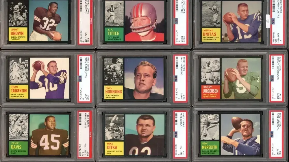 1962 Topps Football Set Sets Record at $1.47 Million
