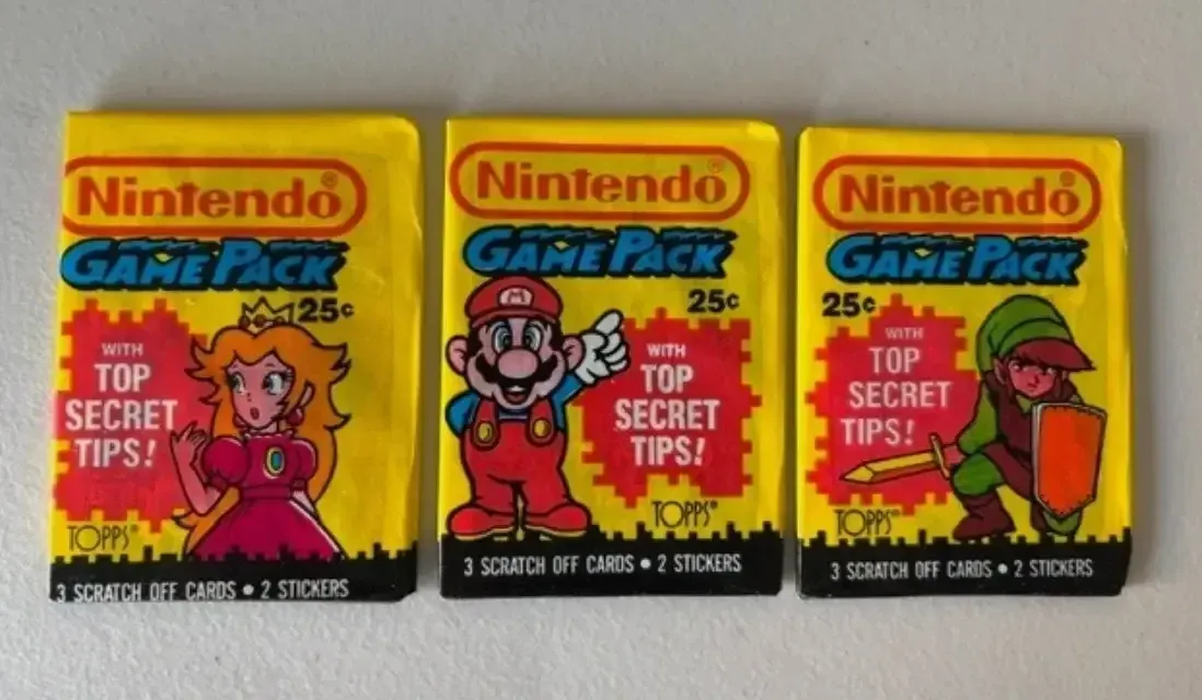 1989 Topps Nintendo Cards See Sharp Market Surge