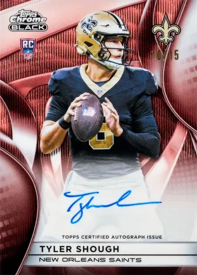 2025 Topps Chrome Black Football Set Details, Inserts, Autos