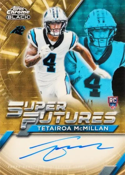 2025 Topps Chrome Black Football Set Details, Inserts, Autos