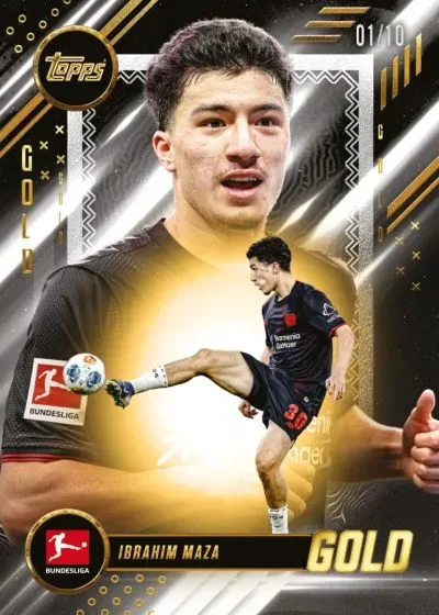 2025-26 Topps Gold Bundesliga Soccer Checklist and Details