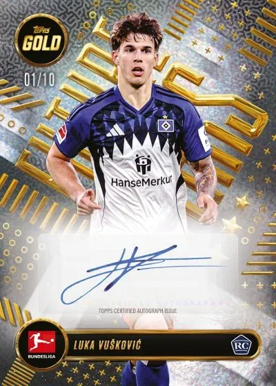2025-26 Topps Gold Bundesliga Soccer Checklist and Details