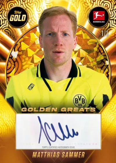 2025-26 Topps Gold Bundesliga Soccer Checklist and Details