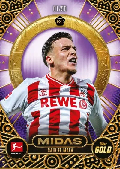2025-26 Topps Gold Bundesliga Soccer Checklist and Details