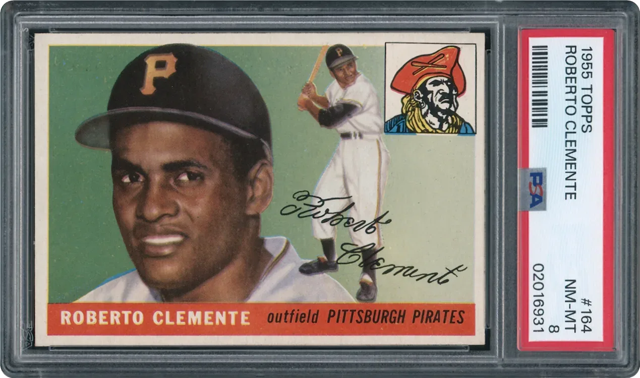 1955 Topps Roberto Clemente rookie card.