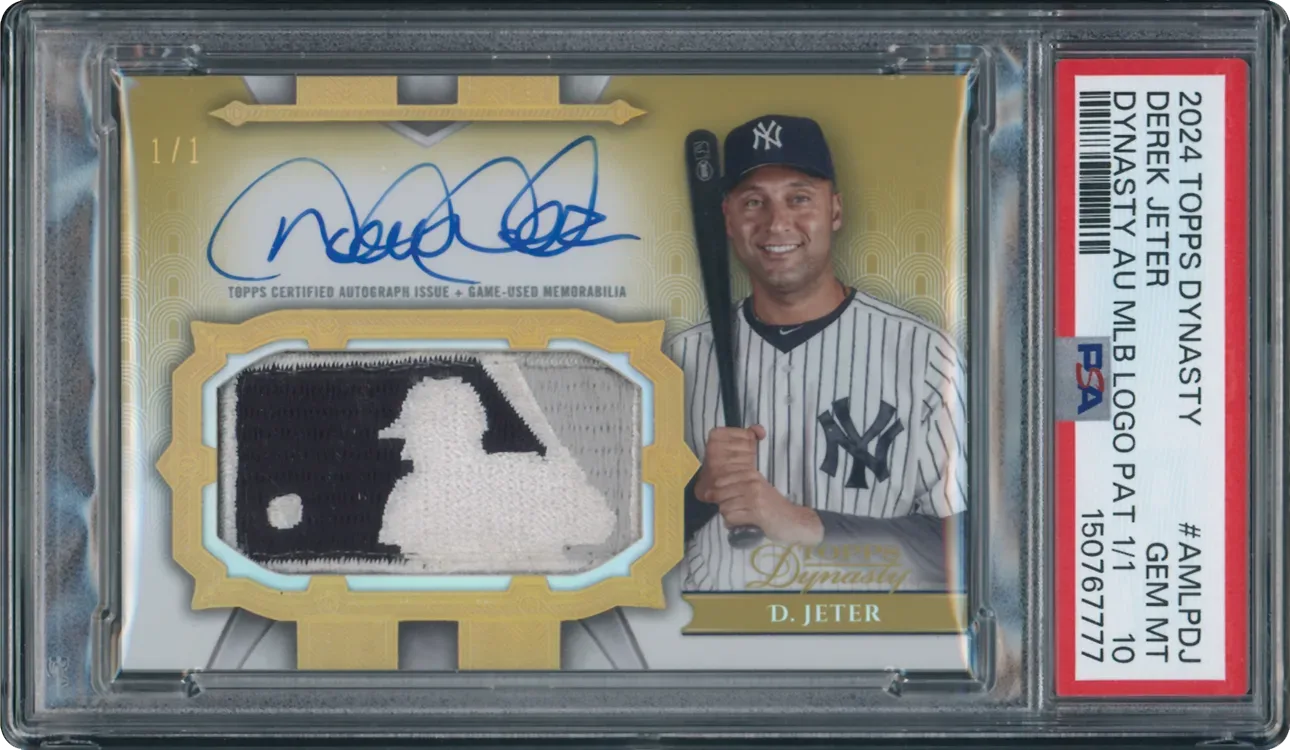 2024 Topps Dynasty Derek Jeter card.