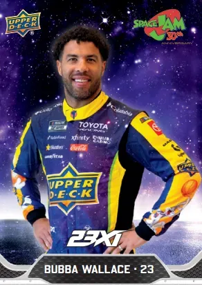 Bubba Wallace Space Jam card.