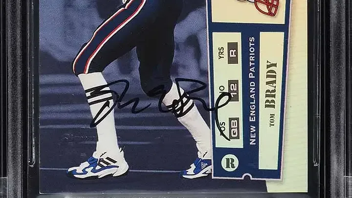 Tom Brady Rookie Year Auto