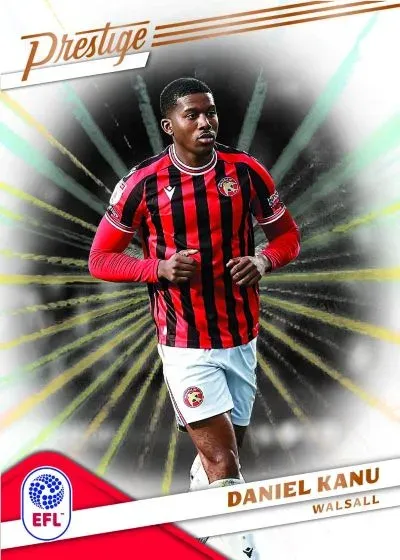 2025-26 Panini Prestige EFL Soccer Checklist, Details