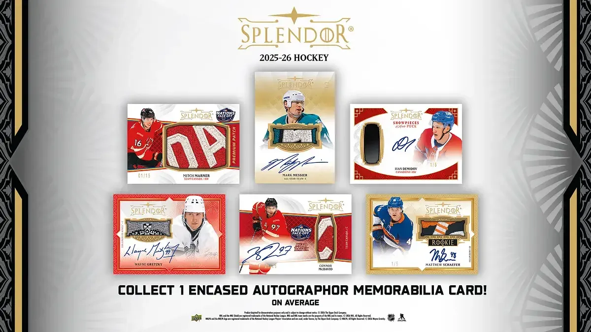 2025-26 Upper Deck Splendor Preview: High-End Hockey Chase