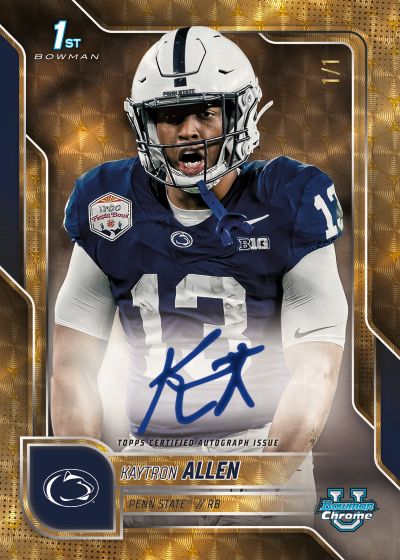 2025 Bowman Chrome University Football preview and collector guide