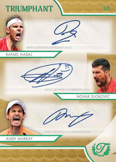 2025 Topps Triumphant Tennis Serves Up a Premium First-Year Release