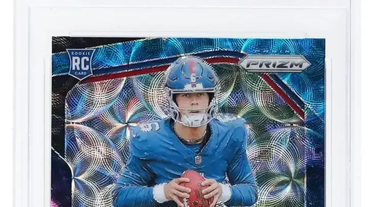 2025 Panini Prizm Choice Nebula Prizm Jaxson Dart 1/1 PSA 10