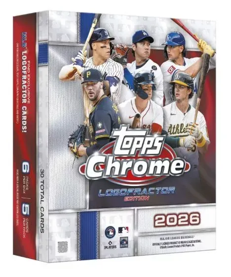 2026 Topps Chrome Logofractor Baseball Details Revealed