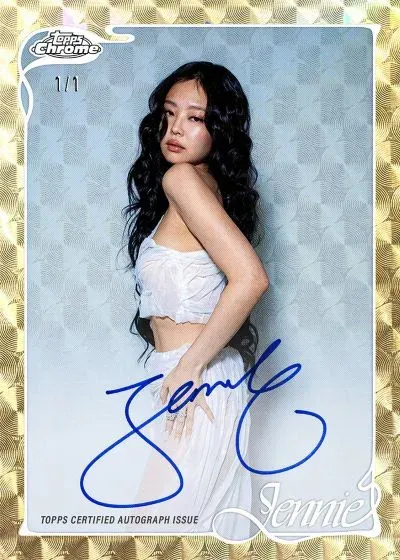 2026 Topps Chrome x Jennie Brings Premium K-Pop Chrome