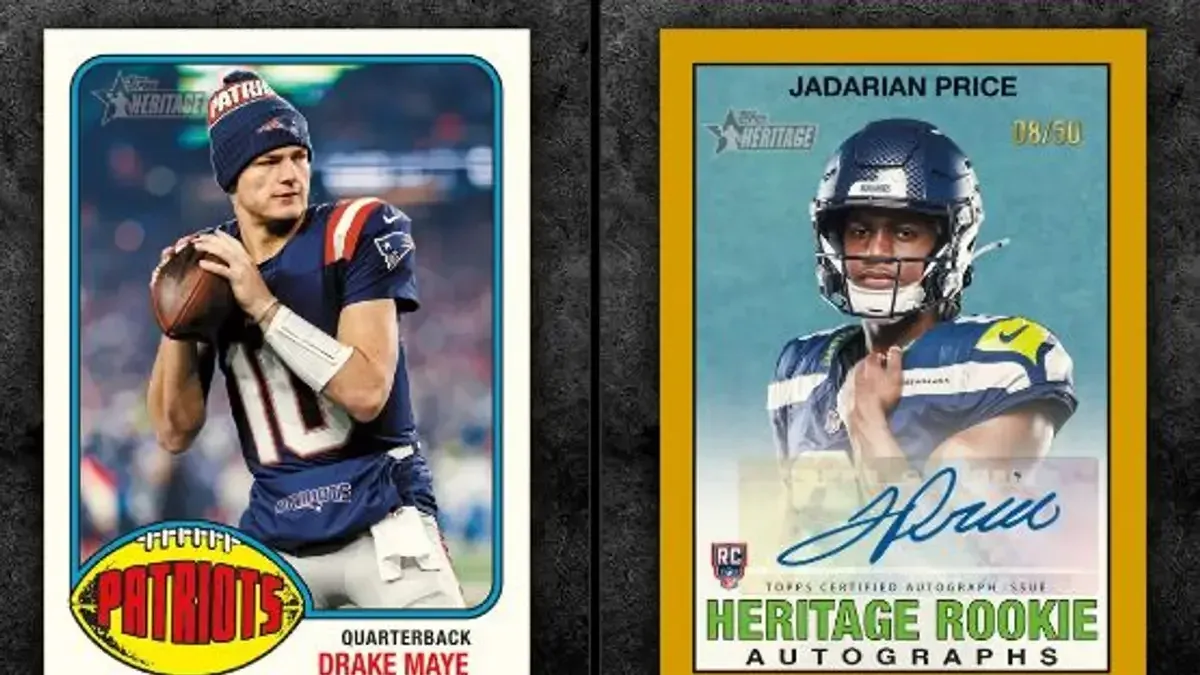 2026 Topps Heritage Football Returns After 11-Year Break