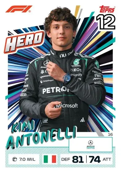 2026 Topps Turbo Attax F1 Checklist, Relics and Chrome