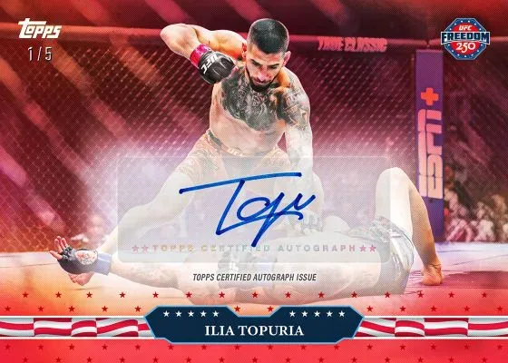 2026 Topps UFC Freedom 250 Checklist, Details, Release Date