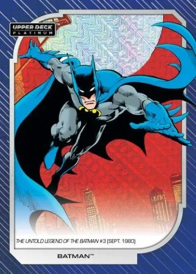2026 Upper Deck DC Platinum Checklist, Release Details
