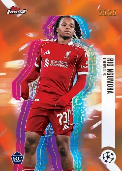 2025-26 Topps Finest UEFA Checklist, Release Details