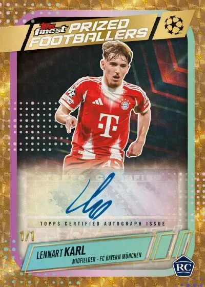 2025-26 Topps Finest UEFA Checklist, Release Details