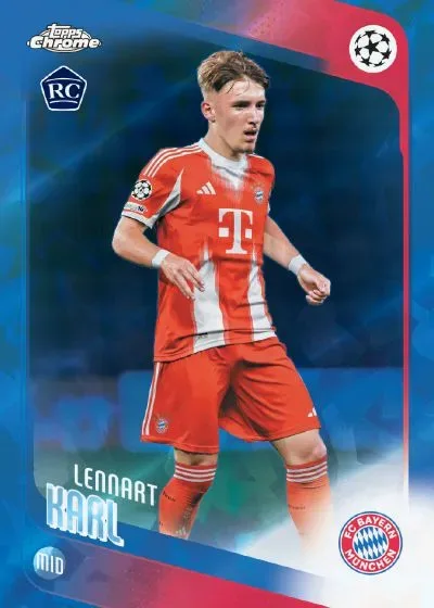2025-26 Topps Chrome Sapphire UEFA Checklist, Odds, Details