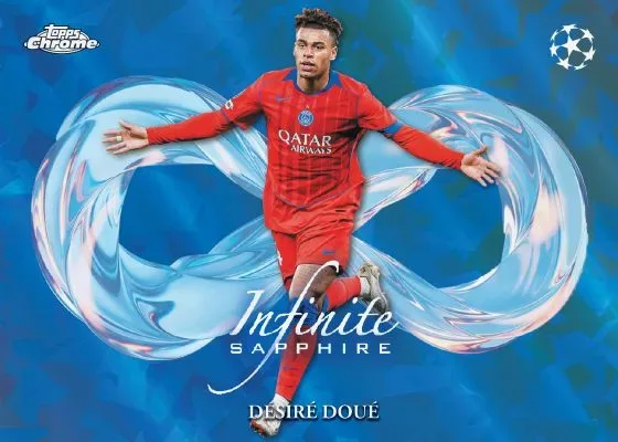 2025-26 Topps Chrome Sapphire UEFA Checklist, Odds, Details