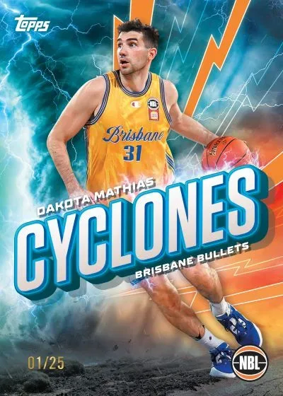2025-26 Topps NBL Basketball Checklist, Teams and Details