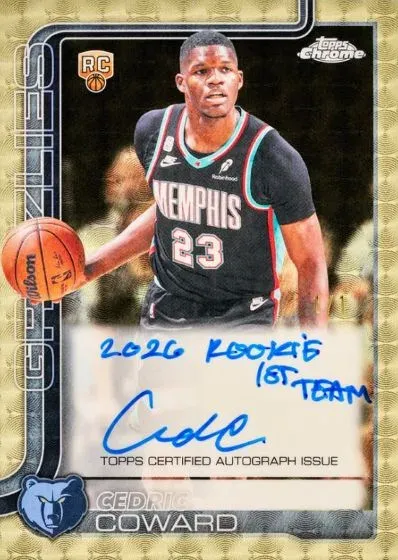 2025-26 Topps Chrome Update Basketball Details Revealed