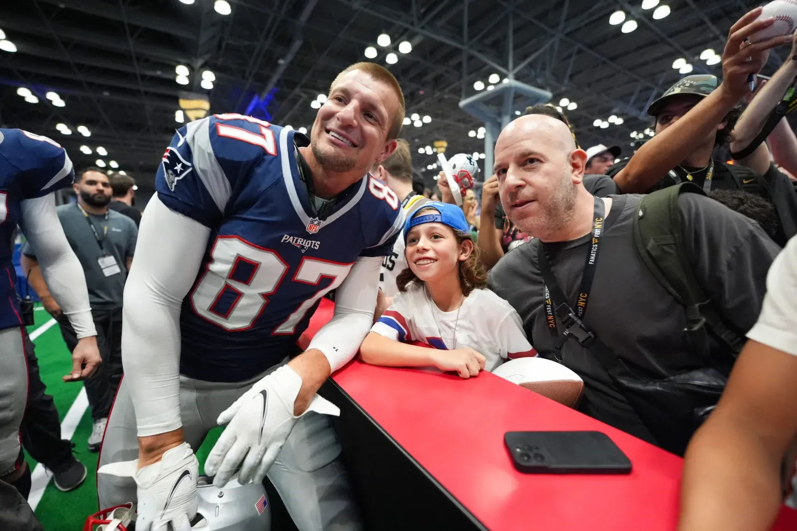 Rob Gronkowski at Fanatics Fest NYC.