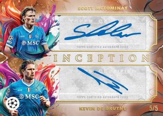 2025-26 Topps Inception UEFA Checklist, Teams and Details