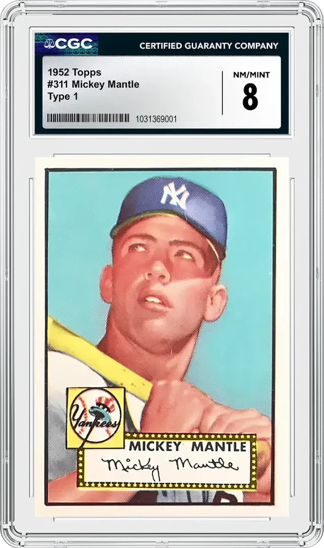 Mickey Mantle CGC 8