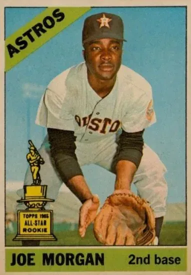 Joe Morgan's Career Told Through 10 Baseball Cards
