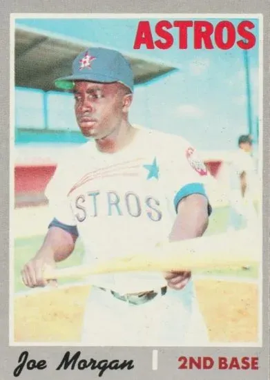 Joe Morgan's Career Told Through 10 Baseball Cards