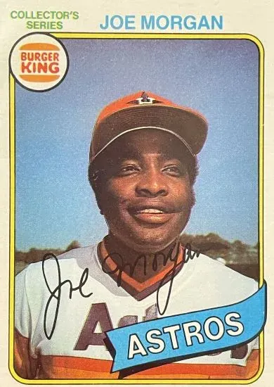 Joe Morgan's Career Told Through 10 Baseball Cards