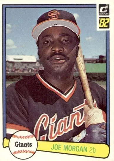 Joe Morgan's Career Told Through 10 Baseball Cards