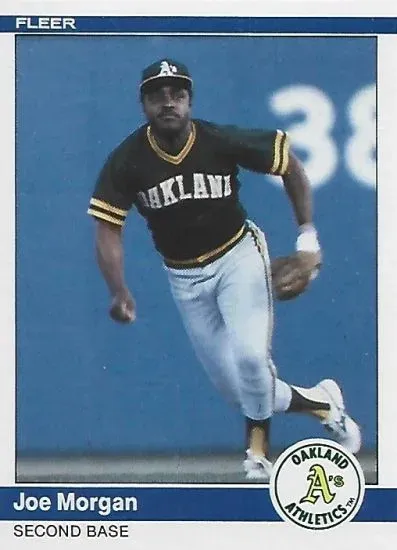 Joe Morgan's Career Told Through 10 Baseball Cards