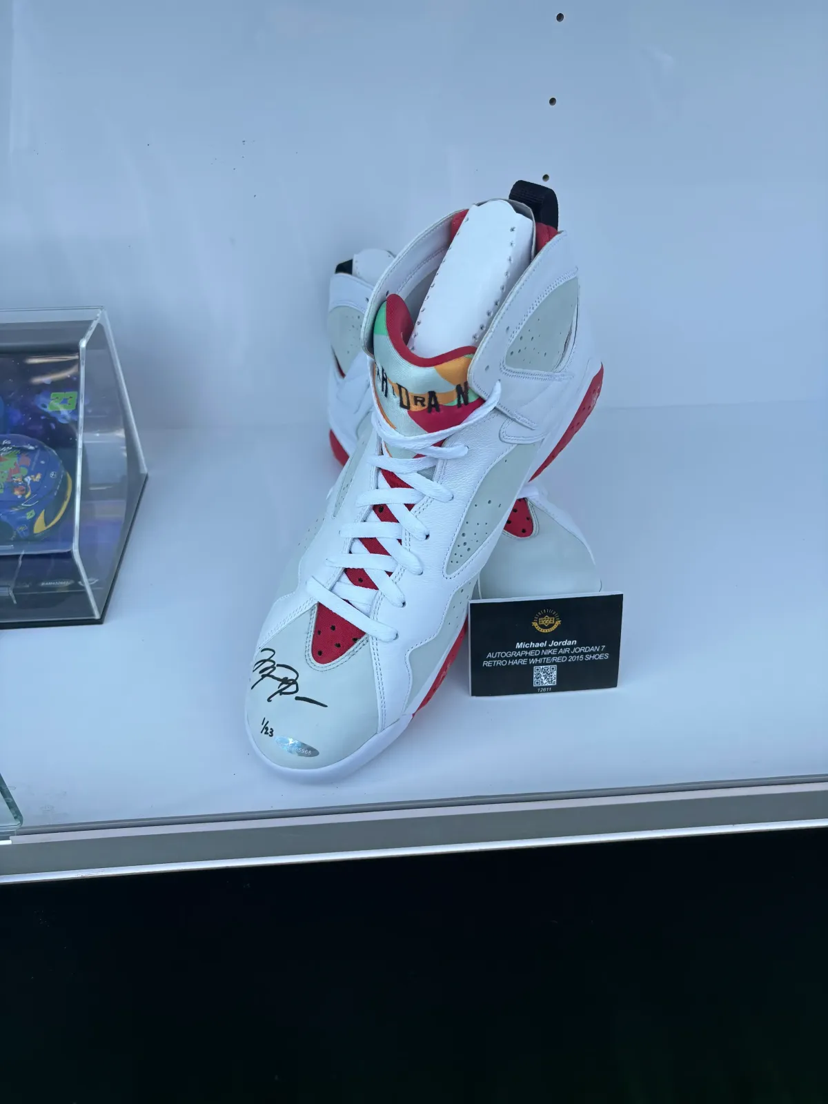 Michael Jordan Space Jam Autographed Shoe